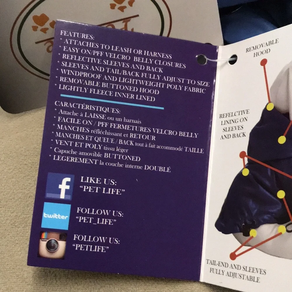 Pet life dog jacket